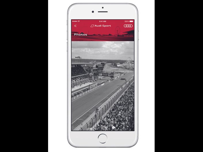 media image 15 for project Audi Lemans 2015: PWA Mobile App for VIP guests.