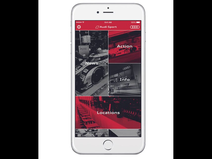media image 5 for project Audi Lemans 2015: PWA Mobile App for VIP guests.