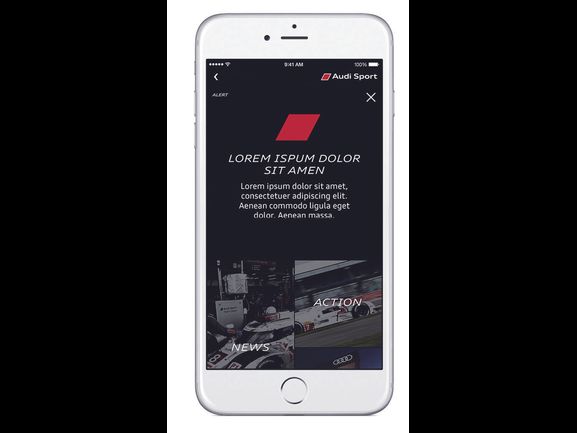 media image 3 for project Audi Sport Lemans 2016 VIP PWA