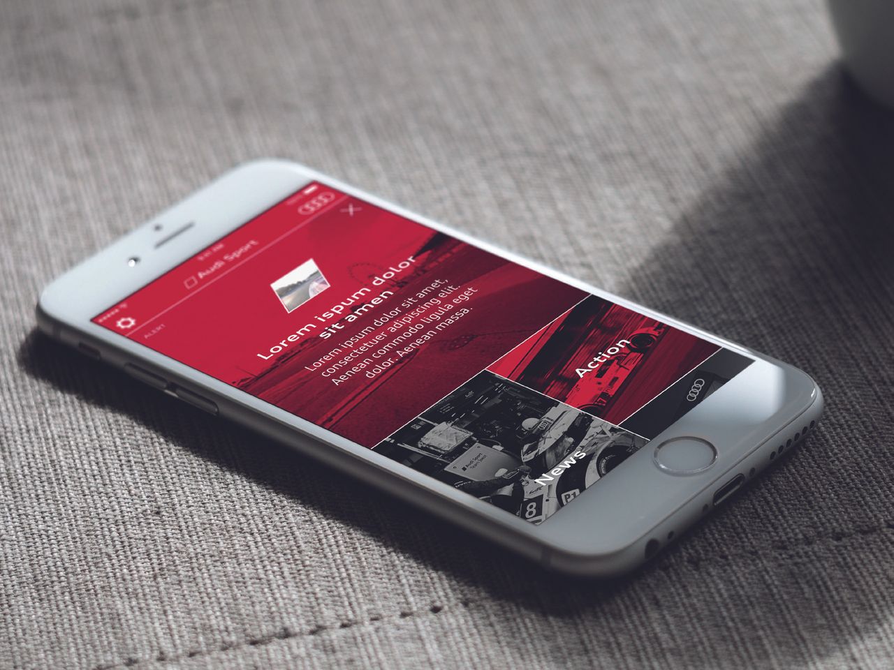 media image 1 for project Audi Lemans 2015: PWA Mobile App for VIP guests.
