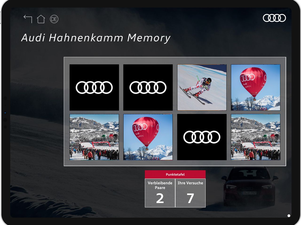 media image 6 for project Audi Cup 2018 - Lottery App